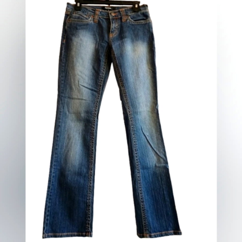 Daisy Fuentes Mystic Wash Jeans Women's‎ Size 4 Slight Boot Cut Cotton/Spandex